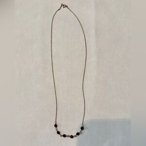 Black Bead Necklace